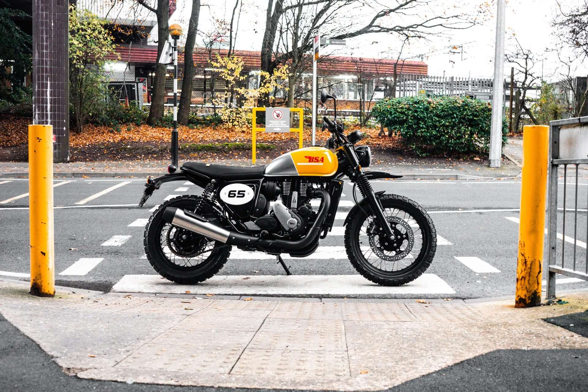 bsa scrambler 650 motocikl
