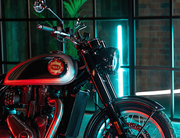 bsa gold star motocikl