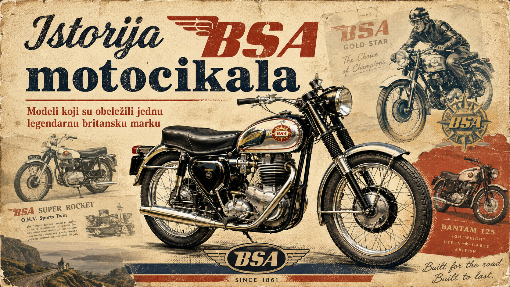 istorija bsa motocikala